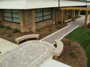 Paver Walkway with Inlay