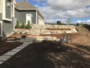 Multi-level Retaining Wall